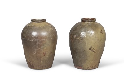 Lot 175 - Pair of Glazed Stoneware Jugs