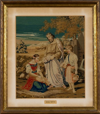 Lot 91 - Group of Six Framed English Needlework Pictures