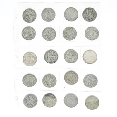 Lot 1058 - United States Morgan Dollar Group