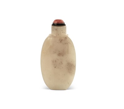 Lot 161 - A Chinese White Jade Snuff Bottle