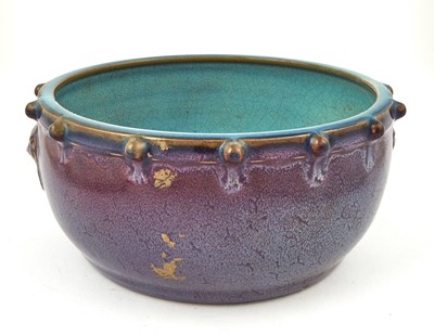 Lot 331 - A Chinese Jun-Type Drum-Form Bowl