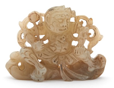 Lot 448 - A Chinese Jade Toggle