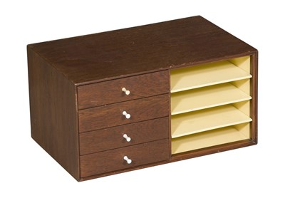 Lot 557 - George Nelson for Herman Miller Rosewood Thin Edge Jewelry Chest