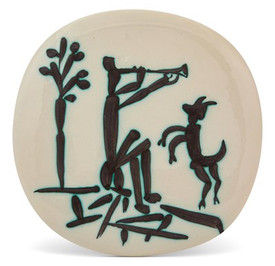 Lot 150 - Pablo Picasso (1881-1973) JOUEUR DE FLÛTE ET...