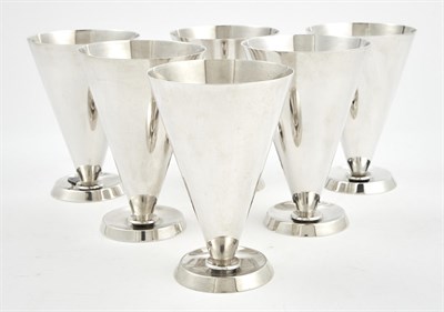 Lot 1027 - Set of Six International Silver Co. Sterling Silver Cocktail Cups
