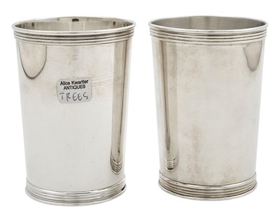 Lot 1007 - Pair of Sterling Silver Julep Cups