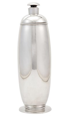 Lot 1002 - American Silver-Plated Cocktail Shaker