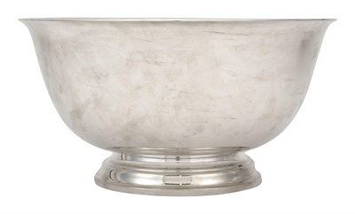 Lot 190 - Tiffany & Co. Sterling Silver Revere Form Punch Bowl