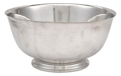Lot 1025 - Tiffany & Co. Sterling Silver Revere Form Punch Bowl