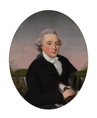 Lot 1027 - Jeremiah Paul American, d. 1820 Portrait of...