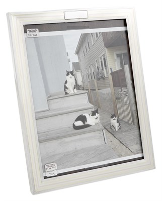 Lot 202 - Tiffany & Co Sterling Silver and 14 Karat Gold Picture Frame