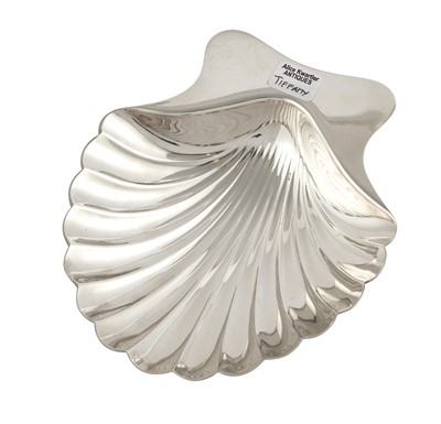 Lot 132 - Tiffany & Co. Sterling Silver Shell Form Dish