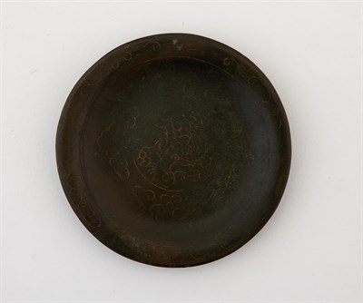 Lot 106 - A Chinese Wire Inlay Bronze Dish