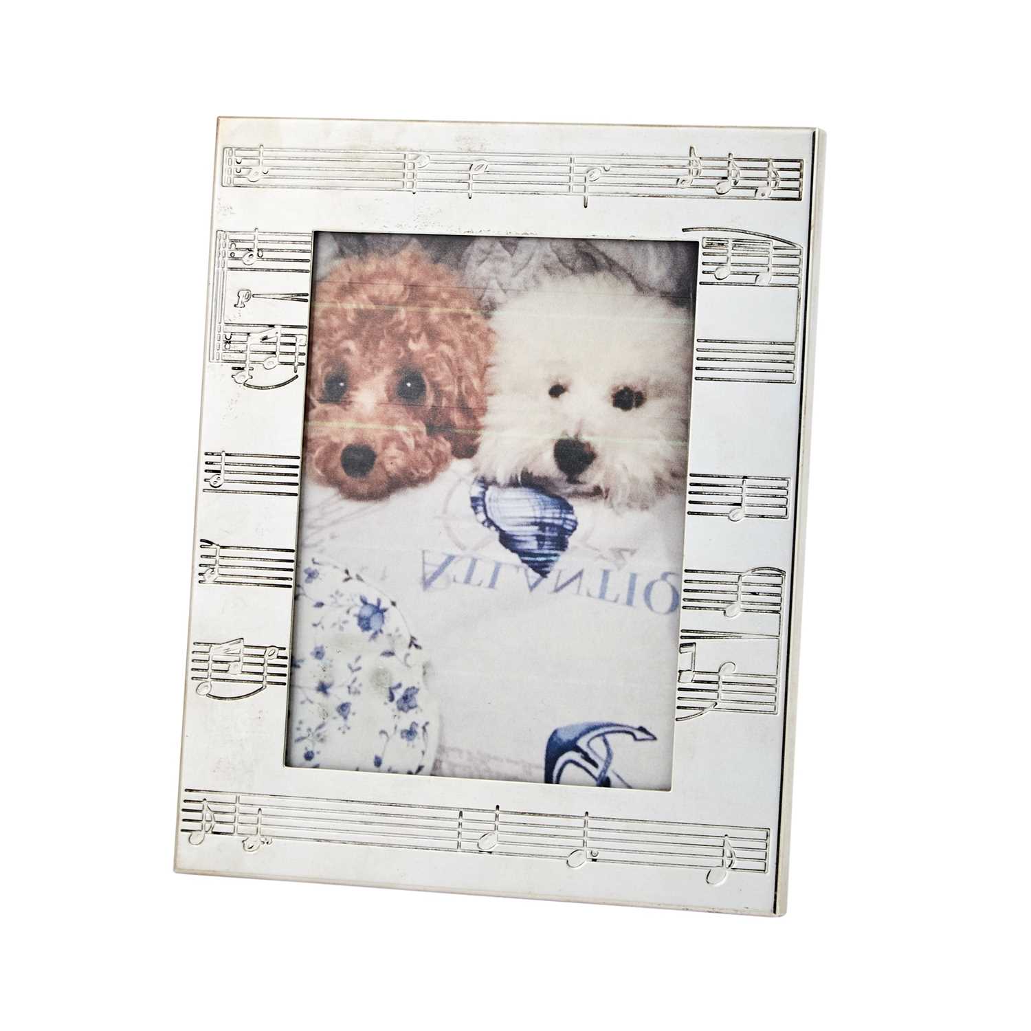 Lot 197 - Tiffany & Co. Sterling Silver Music Theme Picture Frame