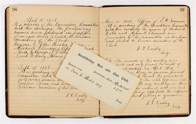 Lot 53 - [SPORTING CLUB] Manuscript record, apparently...