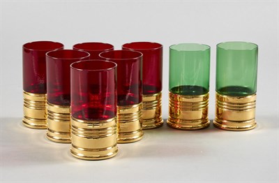 Lot 1078 - Set of Eight Shotgun "Big Shot" Glasses...