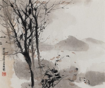 Lot 153A - A Chinese School Painting Attributed to Fu Baoshi