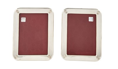 Lot 167 - Pair of Cartier Sterling Silver Picture Frames