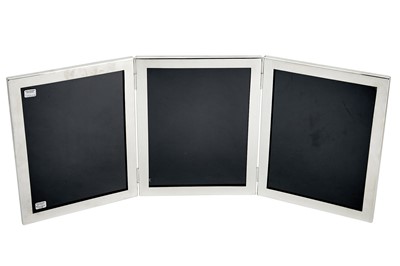 Lot 202 - Tiffany & Co. Sterling Silver Triple Picture Frame