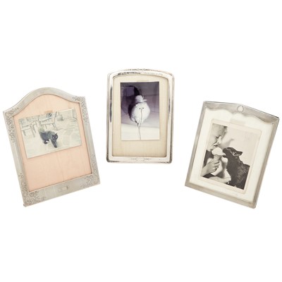 Lot 201 - Three Sterling Silver Picture Frames
