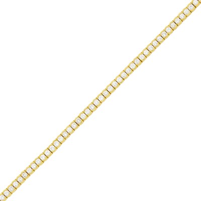 Lot 110 - Gold and Diamond Bracelet