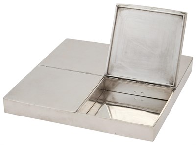 Lot 1019 - Italian Silver Table Cigarette Box