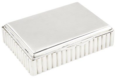 Lot 1056 - American Sterling Silver Table Box