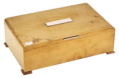 Lot 1033 - American Bronze Humidor