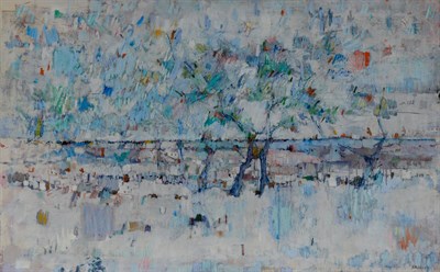 Lot 27 - John Heliker American, 1909-2000 Apple Trees,...