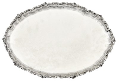 Lot 1069 - Italian Silver Drinks Tray