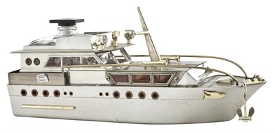 Lot 1046 - Japanese Novelty Musical Yacht Decanter Stand