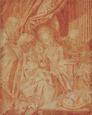 Lot 502 - Attributed to Hans von Aachen The Holy Family...