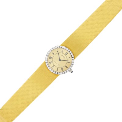 Lot 123 - Piaget Two-Color Gold and Diamond Wristwatch, Ref. 1926 B 2