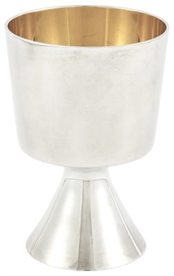 Lot 1060 - Modernist Sterling Silver and Parcel-Gilt Goblet