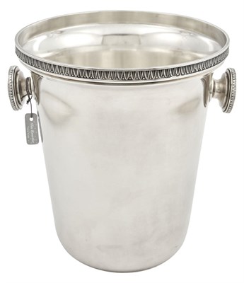 Lot 1071 - Continental Silver-Plated Wine Cooler