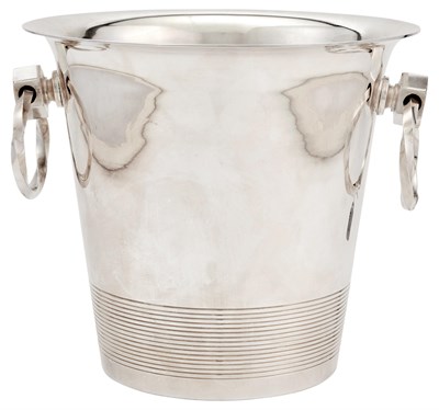Lot 1012 - French Silver Plated Wine Cooler