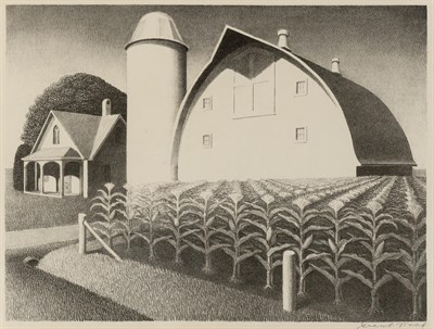 Lot 195 - Grant Wood (1891-1942) FERTILITY (COLE 15)...