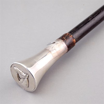 Lot 1136 - American Sterling Silver Equestrian Theme Cane Handle