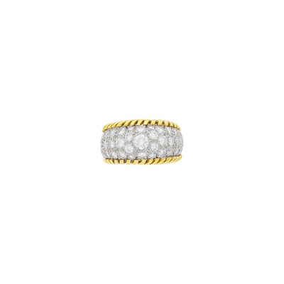 Lot 94 - Gold, Platinum and Diamond Ring