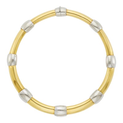 Lot 134 - Two-Color Gold Necklace