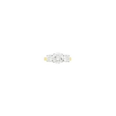 Lot 1130 - Gold, Platinum and Diamond Ring