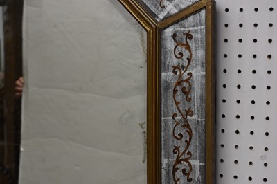 Lot 355 - Venetian Giltwood and Églomisé Border Glass Mirror