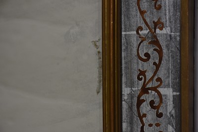 Lot 355 - Venetian Giltwood and Églomisé Border Glass Mirror