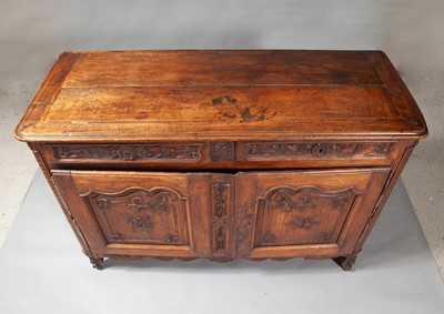 Lot 372 - Provincial Louis XV Carved Walnut Cabinet