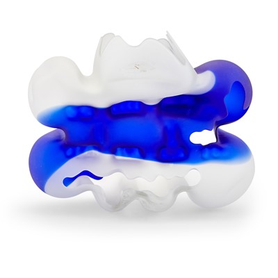 Lot 619 - Marvin Lipofsky Blown and Cut Glass Sculpture
