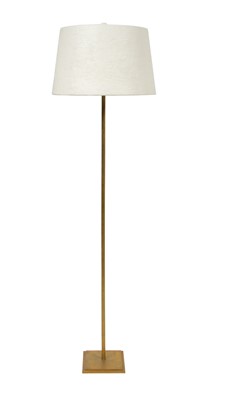 Lot 133 - Textured Brass Floor Lamp