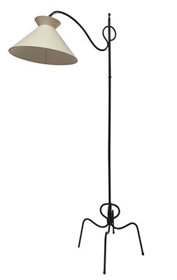 Lot 154 - Wrought Iron Floor Lamp