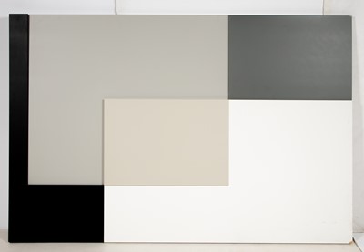 Lot 29 - Pair of Juan Montoya Layered Lacquered Wood Panels