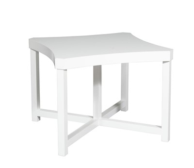 Lot 167 - Juan Montoya White Lacquered Games Table