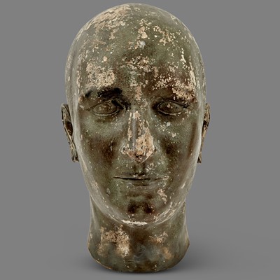 Lot 77 - Plaster Model of a Male Head